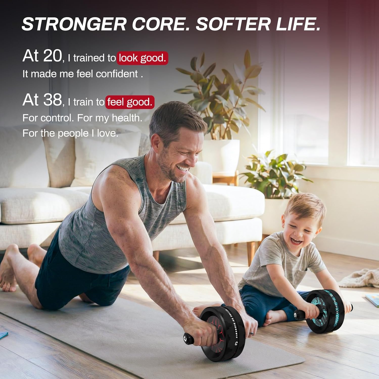 BURNCORE Ab Roller Wheel